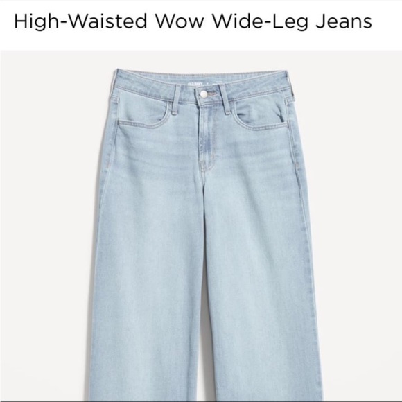 High Waisted WOW Wide-Legged Jeans - Picture 3 of 6